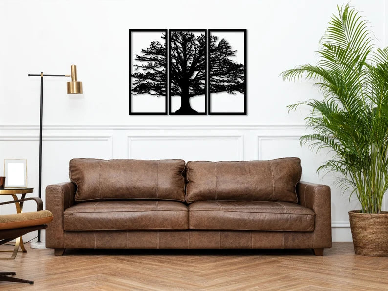 "Haal de natuur in huis met onze unieke 3D-boom wanddecoratie!"