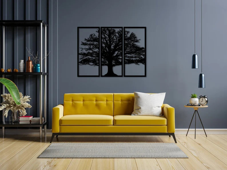"Haal de natuur in huis met onze unieke 3D-boom wanddecoratie!"