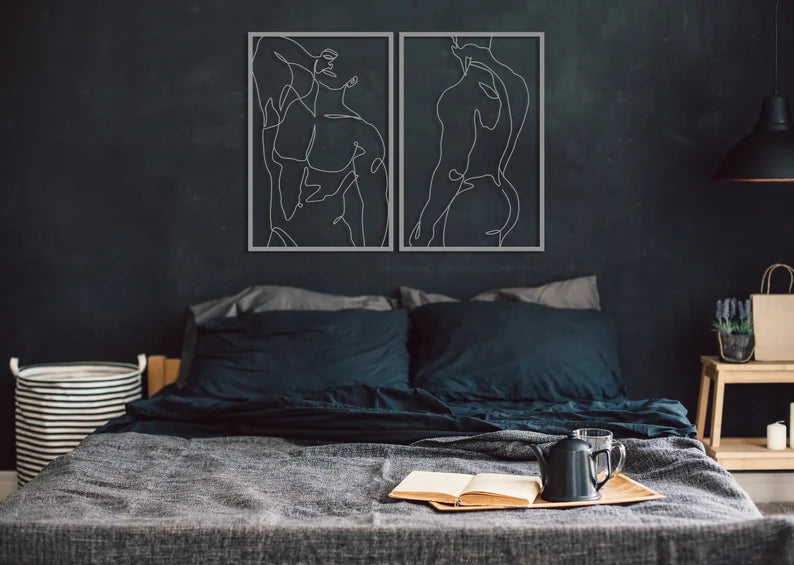 Bring art into your home with our unique handmade male body wall art!