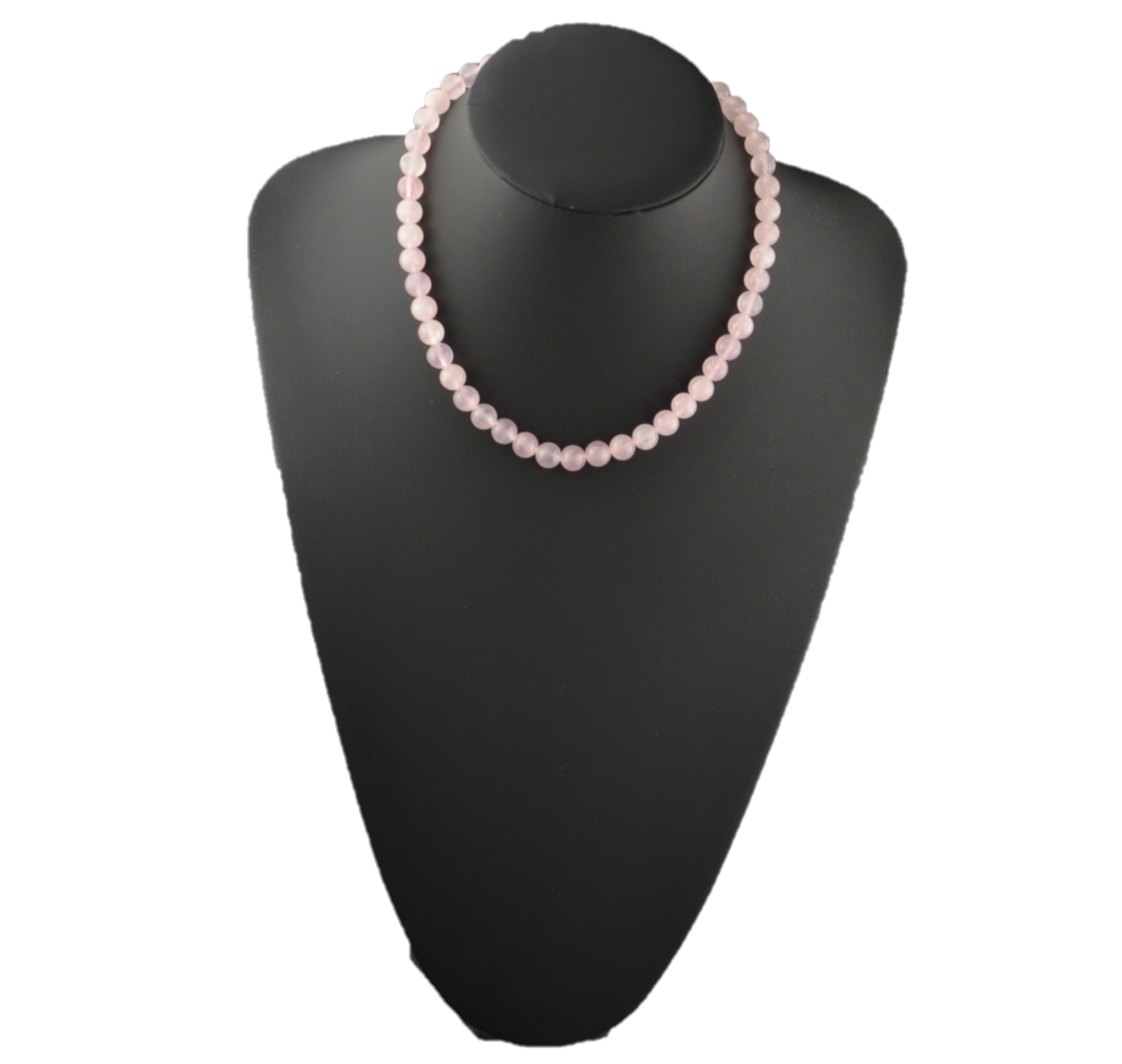 "Radiant love: Discover the meaning of our Rose Quartz necklace (round)"